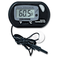 Miniatyrbillede 1 af 4: LCD Digital Akvarie Termometer med Sugkopper og Vandtæt