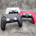 Miniatyrbild 4 av 5: PS4 Xbox PS5 Tumgreppstillbehörssats 8 stycken styrknappar