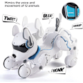 Miniatyrbild 2 av 5: Fjärrstyrd robot-hund med touchfunktion och röststyrning, RC-hundrobotleksaker för barn 3, 4, 5, 6, 7, 8, 9, 10 år och uppåt, smart och dansande robot