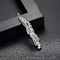 Miniatyrbilde 3 av 5: Hårklipp for kvinner, bryllupshårtilbehør, diamant hårklipp