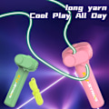Miniatyrbilde 5 av 5: Glow in The Dark Lasso, Spillespill med snor, Glow in The Dark Loop Rope Launcher Propeller, Håndholdt Nyhetssjov