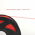 Miniatyrbillede 2 af 5: 1 stk 3D-printer Filament PLA Rød Printmateriale