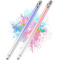 Miniatyrbilde 1 av 5: 2 stk. Stylus Penner for Berøringsskjermer, Stylus Penn for iPhone/iPad/Nettbrett Android/Microsoft Surface (Hvit Rosa/Hvit Lilla)