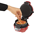 Miniatyrbilde 3 av 5: Strand-frokostsandwichmaker med eggekoker-ring, tilpass ingredienser, perfekt for engelske muffins, croissanter