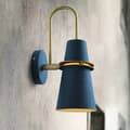 Nordisk modern design gyllene horn vägglampor - Idealisk för sovrum,