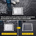 Miniatyrbillede 4 af 5: Kvadratisk Rustfrit Stål Bruserafløb med Anti-Lugt Tætning, Ideel til Hjem, Badeværelser, Køkkener og Balkoner (110x110mm)