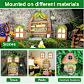 Miniatyrbillede 5 af 5: Reforung 4 stk. Fe Miniature til Dør Miniature Statuer Fe