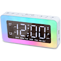 Miniatyrbild 1 av 5: Digital väckarklocka med ljus, timer, 8 vitt brus, väckarklocka