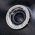 Miniatyrbillede 4 af 5: 2 stk. Push Start-knapper Bling Ringe Auto Bil Motor Start Stop