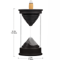 Miniatyrbillede 2 af 5: 1 stk. Timeglas-Tilbageflow Røgelsebrænder Vandfald Røgelse