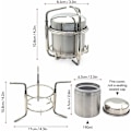 Miniatyrbilde 2 av 5: Reservedeksel for parasoll, 8 ribber, 3 m, vanntett, anti-UV,
