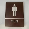 Pikkukuva 1 / 5: Irrotettava WC-kyltti Tarra 20*15cm Tekokahvi WC-ovi