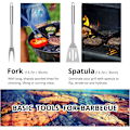 Miniatyrbillede 2 af 7: BBQ-redskabssæt i rustfrit stål - Professionelt grilltilbehør