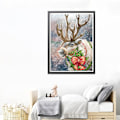 Miniatyrbild 3 av 5: DIY 5D Juldiamantmålning Julälg Komplett