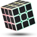 Miniatyrbilde 1 av 5: Speed Cube, Magic Cube Speed Cube - Rask Rotasjon, Magisk Feriegave for Barn og Voksne (3x3) Mørkt Lys