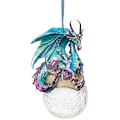 Miniatyrbillede 3 af 5: Design Frost The Gothic Dragon - Julepynt 3 Tommer Bred, 3 Tommer Dyb, 5 Tommer Høj