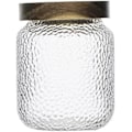 Miniatyrbillede 1 af 5: 1 stk (850 ml) Lufttæt Glasbeholder med Trælåg til Mad, Te
