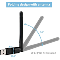 Miniatyrbillede 5 af 5: MT7601 understøtter set-top box trådløst netværkskort 150M USB 2DB