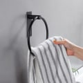 Miniatyrbilde 4 av 5: Håndkle Ring Håndkleholder Rund Selvklebende Håndkle Ring Håndkle