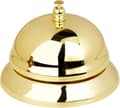 Metallisk Bordklocka Bordklocka Rund Servisklocka Diskklocka Samtal