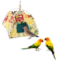 Miniatyrbild 5 av 5: Parrot Hängmatta Fågelbo Hängande Tält Varm Triangulär Husdjursgrotta