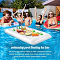 Miniatyrbillede 2 af 5: 1 stk. flydende poolbar, oppustelig poolbakke, oppustelig