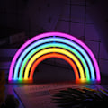 Miniatyrbilde 1 av 5: Neonlys (Regnbue), Hengende Neonlys USB/Batteri Planet Lampe