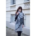 Miniatyrbillede 3 af 5: Stor Oversized Sjal til Kvinder, Sjal Kappe Tyk Sjal Patchwork