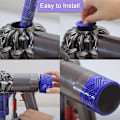 Miniatyrbillede 5 af 5: Udskiftningsfiltersæt Kompatibelt med Dyson V6 Absolute Ledningsfri Støvsugere, Udskift # 966741-01, 965661-01