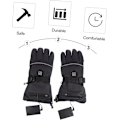 Miniatyrbillede 4 af 4: 1 Par Opvarmede Handsker Opvarmede Skihandsker Camping Vanter Varme Cykelhandsker Vinter Computer Handsker Termisk Opvarmning G