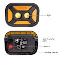 Miniatyrbild 5 av 5: 1 Stycke Utomhus Mobil Solcellsdriven Bärbar Arbetslampa COB LED