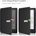 Miniatyrbillede 5 af 5: Etui Kompatibel med 6 Tommer Kindle All-New (11. Generation - Udgave 2024/2022), med Auto Sleep Wake funktion (Sort)