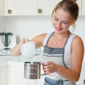 Miniatyrbillede 5 af 5: Melsifter, Rustfri Stål Sifter til Bagning, Dobbeltlags Finmasket Bage Sifter