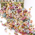 Miniatyrbillede 3 af 5: 100 stk. Blomsterhoveder, Mini Kunstige Flerfarvede Tusindfrydhoveder,
