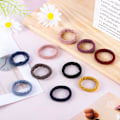 Miniatyrbillede 2 af 5: 60 stk Bomuldshårbånd, Sømløse Hårbånd Scrunchie Metalfri T
