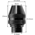 Miniatyrbilde 2 av 5: 4 stk. Mini nøkkelfri borechuck Multifunksjonelle chuck Universal Adapter