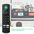 Miniatyrbilde 2 av 5: Reservefjernkontroll med stemmefunksjon (L5B83G) Passer til Smart TV-stick (2. generasjon, 3. generasjon, Lite, 4K), Passer til
