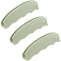 Miniatyrbilde 1 av 4: 3 stykker (Grønn) Handle for matvareposer i silikon og plast