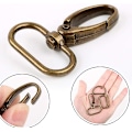 Miniatyrbilde 4 av 5: 40 stk Metall Tri-Glide Spenne + D-formede Ringer + Svingbare Kroker + Ma