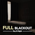 Miniatyrbilde 2 av 5: 99% Total Blackout Gardiner 40 Lengde for Vindubehandling, Faux Linen Termisk Isolerte Øyeblikksgardiner for Soverom