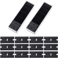 Miniatyrbillede 1 af 5: 200 stk. Sorte Plastik Dobbeltsidede Razor Blades Dobbeltkantede