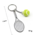 Miniatyrbilde 2 av 3: 6 stk nøkkelringer, tennisracket nøkkelring, nøkkelring rask utløsning
