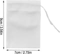 Miniatyrbillede 3 af 5: 200 stk. Hvide 7*9cm Engangsfilterpapir Teposefilter til