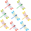Miniatyrbilde 1 av 5: 14cm 10 stk. Simulert øyenstikker dekorasjon dyr kjøleskapsmagnet whiteboard magneter vindusgardiner leketøy øyenstikker kjøleskap klistremerker tegneserie klistremerker