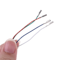 Miniatyrbillede 4 af 5: 3/4 stk patron phono kabel ledninger header ledninger til pladespiller phono headshell（4