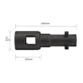 Miniatyrbilde 2 av 5: Egnet for Audi A6L A4L Q3 Q5 A5 Q7 A7 A3 A8 S6 velkomstlampe laser bilprojektorlampe