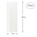 Pikkukuva 2 / 5: 20x7cm 50 kpl läpinäkyvä ikkunalentäjän lentäjän paperinauha