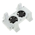 Miniatyrbillede 1 af 5: 1 sæt køleventilator roterende kølehylde radiatorstøtte