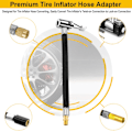 Miniatyrbillede 3 af 5: Dæk-inflationsslange adapter