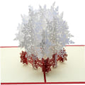 Miniatyrbilde 1 av 5: 1 stk 3D Julekort 3D Pop Up Stereoskopisk